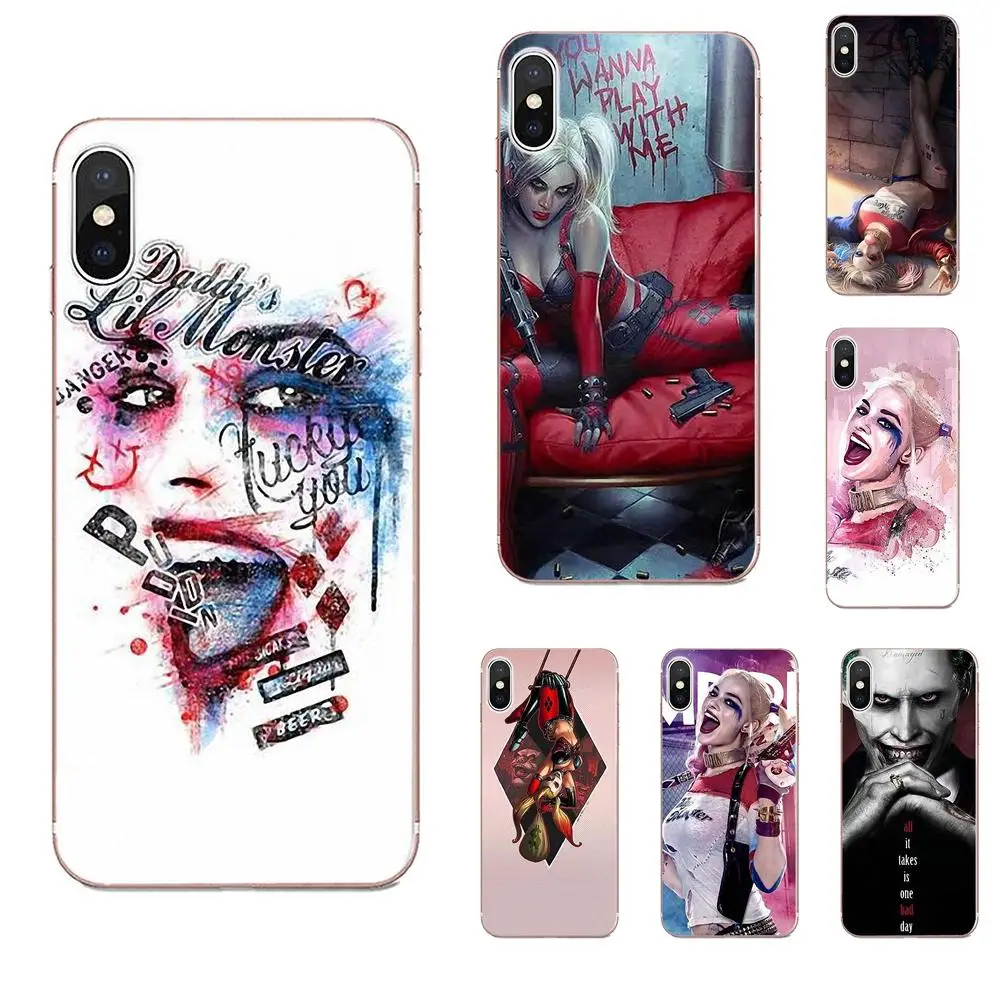Мягкий чехол для мобильного телефона Cool Joker And Harley Quinn Huawei P8 P9 P10 P20 P30 Mate 7 8 9 10 20 Lite Plus