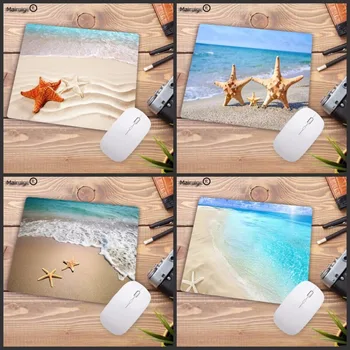 

Mairuige Beautiful Starfish Beach Unique Desktop Pad Game keyboard Mousepad Size for 18x22cm 20x25cm 25x29cm Gaming Mousepads
