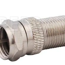 Superbat 5 шт. F радиочастотный адаптер F штекер на прямой разъем типа "Джек" коаксиальный разъем