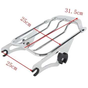 

Motorcycle Air Wing Two Up Luggage Rack For Harley Touring Street Glide FLHX 2009-2018