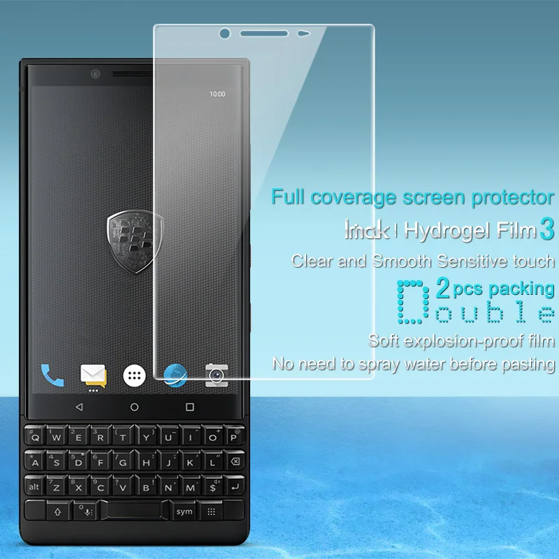 Imak гидрогель пленка для BlackBerry Key2 Экран Full Cover спереди мягкие HD KeyTwo фильм|Защитные