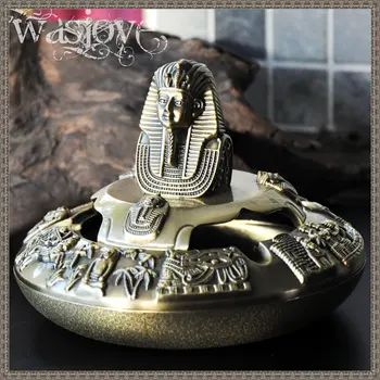 

Tut's Ancient Egyptian Metal Ashtray Furnishing Articles Ashtray
