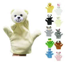 Fingerpuppen Dino Marionnette Bebe Sock Hand Glove Puppet Baby Child Zoo Farm Animal Hand Glove Puppet Finger Sack Plush Toy
