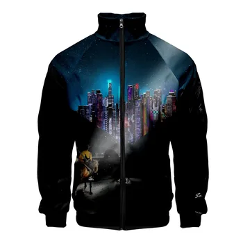 

New Cool Lil Nas X Collar jacket Men Fashion Casual Streetwear 3D Print Lil Nas X Men's Collar jacket Personality Coat