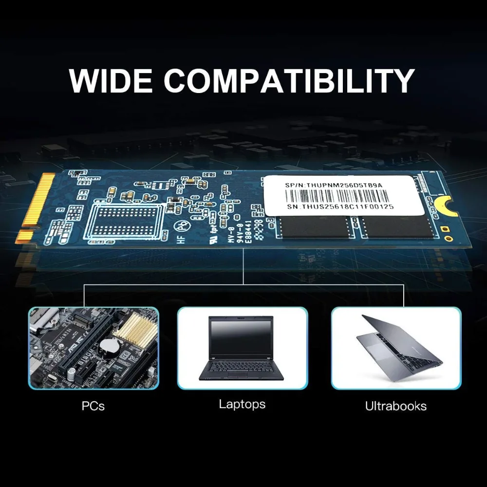 Бачт M.2 2280 NVME SSD PCIe 256 ГБ 512 ТБ 2TBNVMe NGFF NVMe TLC внутренний диск для ноутбука настольного