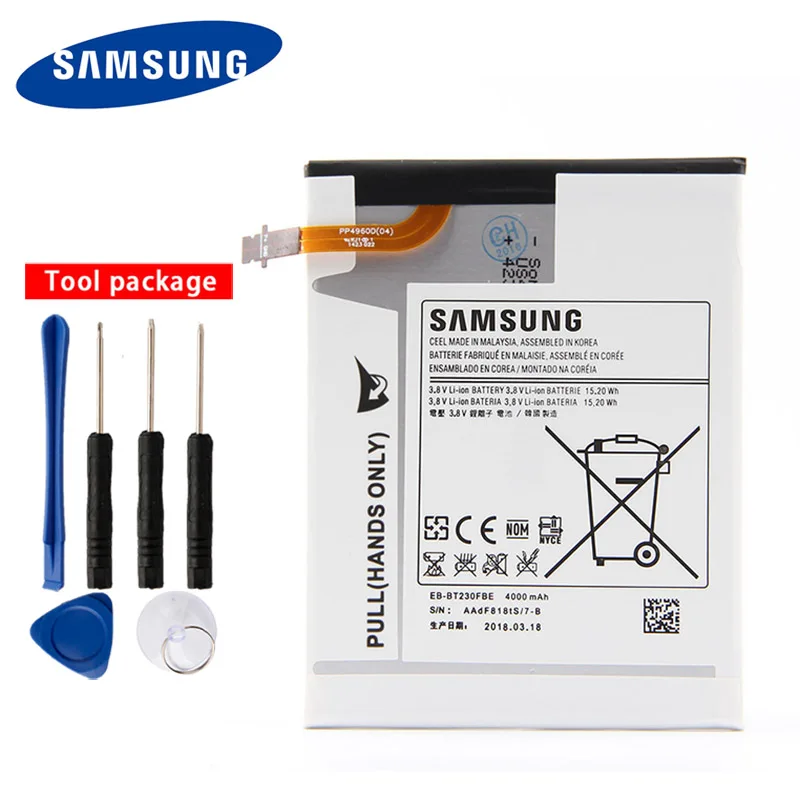 Оригинальная Высококачественная фотобатарея Samsung для SAMSUNG Galaxy Tab 4 7 0 стандартная