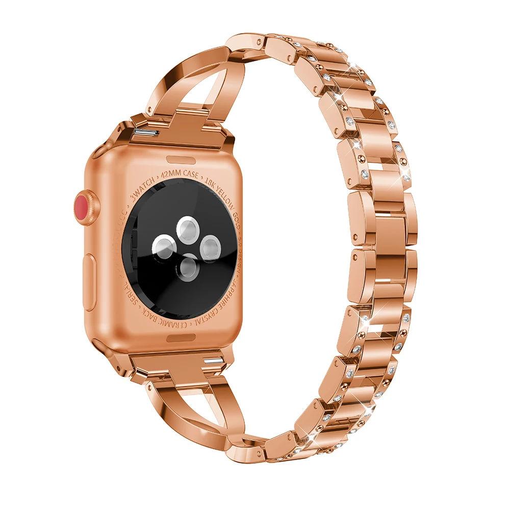 Stainless Steel Metal Watchband For Apple Watch 1 2 3 4 Series Watch Band iwatch 38mm 42mm 40mm 44mm Bracelet Strap Stainless Steel Metal Watchband For Apple Watch 1 2 3 4 Series Watch Band iwatch 38mm 42mm 40mm 44mm Bracelet Strap