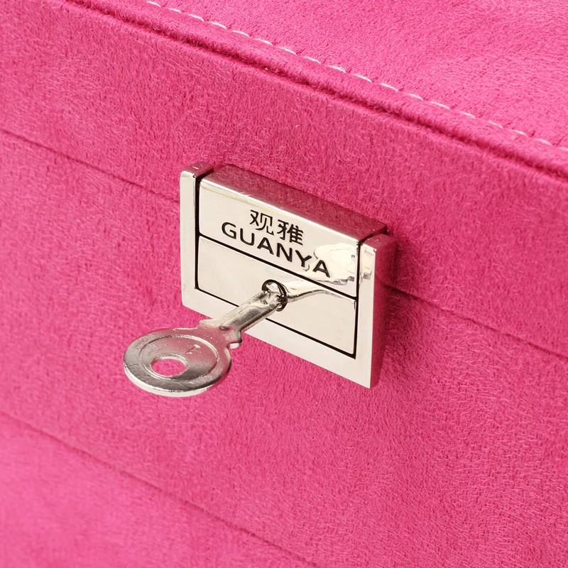 Caja de regalo de Año Nuevo para joyero caja grande exquisita caja de maquillaje organizador de joyería Regalo de Cumpleaños de graduación para niña 203 - 5