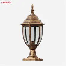 Ретро наружные Настенные светильники водонепроницаемый черный светильник ing светильник клеймо светильник s сад крыльцо Светильник AC85-260V E27