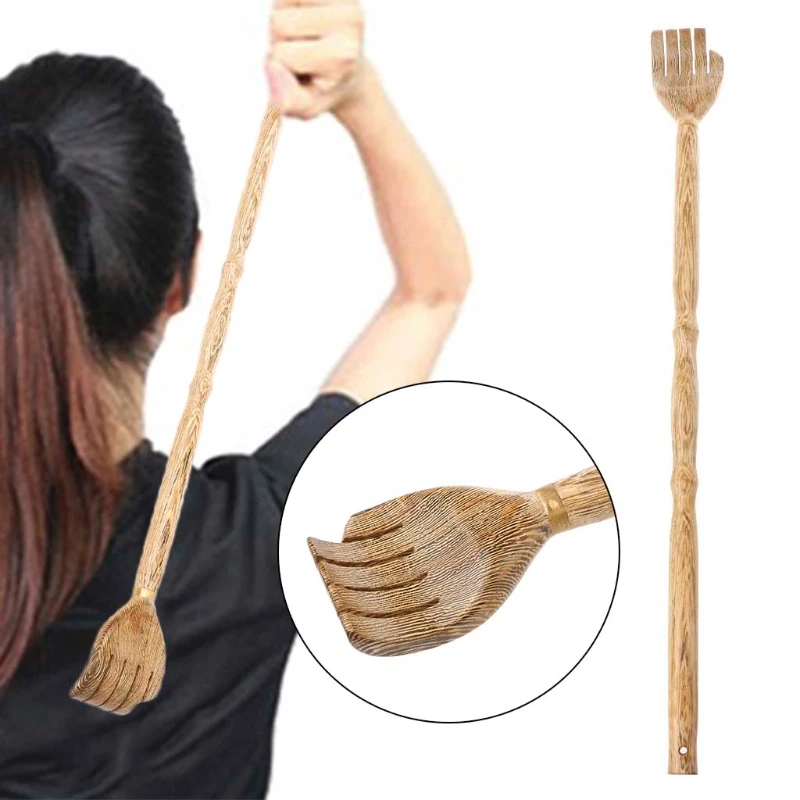 

Wooden Back Scratcher Wood Back Scraper Scratching Massager Body Massage Hackle Itch Stick Health Product