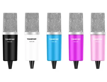 

Takstar PCM1200 Pro Condenser Recording Microphone Compatible with Windows, Android, IOS ... 3.5mm and 6.5mm adapt