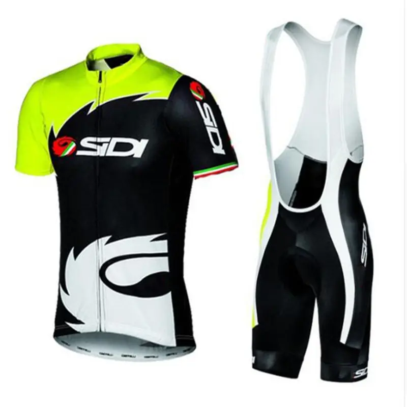 

2018 Summer Sidi TEAM Cycling JERSEY Quick Dry Ropa Ciclismo Mens Bicycle Clothing GEL Breathable Pad Bib Short Sets Woman Men