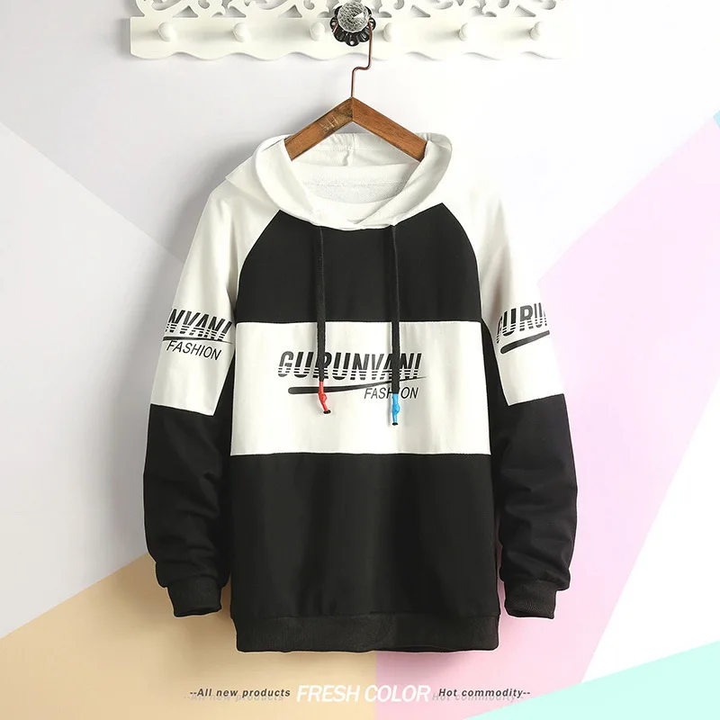 W19106 ASIAN SIZE 16 Худи 22 стиля осень весна мужская толстовка с капюшоном хип хоп Панк пуловер Уличная Повседневная модная одежда плюс Азиатский Размер M-5XL - Цвет: W19106 ASIAN SIZE 16