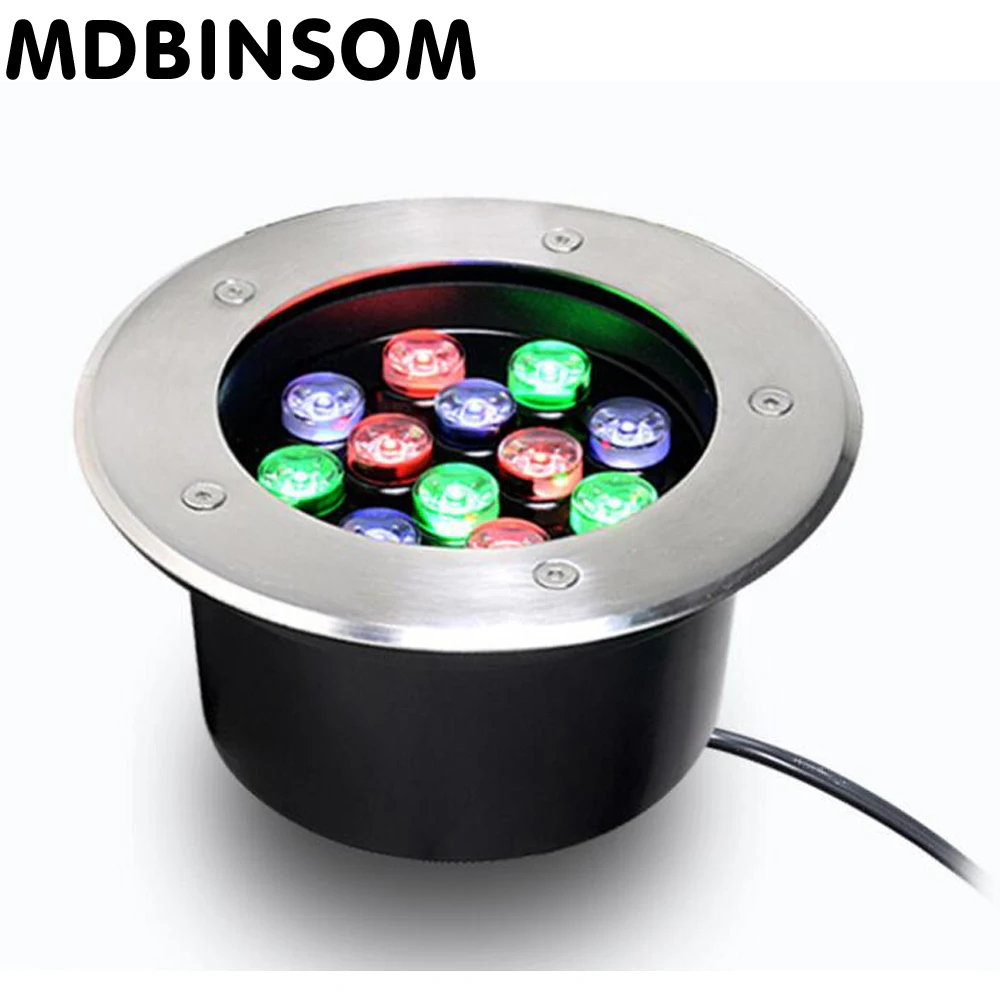 Оптовая продажа LED подземный свет 1W 3W 5W 6W 7W 9W 12W Водонепроницаемый 110-240V палуба inground