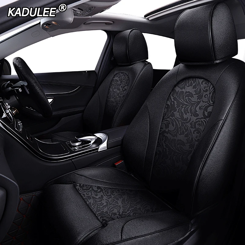 

KADULEE Make Custom fabric car seat covers For Volvo S80 XC60 S60 C30 S90 C70 V60 V40 XC90 XC40 S40 XC Classic Automobiles Seats