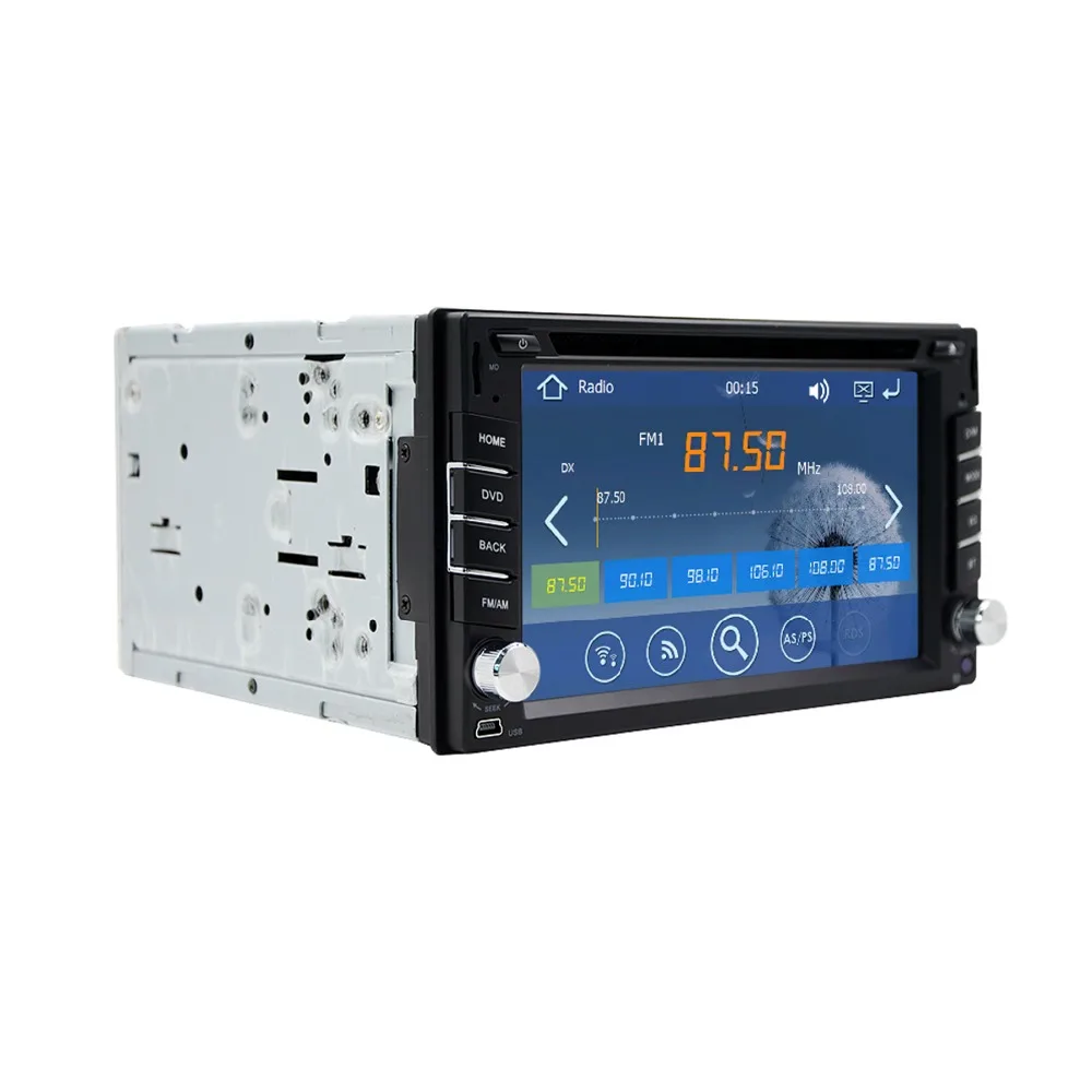 Flash Deal 6.2 inch wince 6.0 Car DVD GPS Navigation 2DIN Car Stereo Radio Car GPS Bluetooth USB/SD Universal Player+ free 8G MAP 1