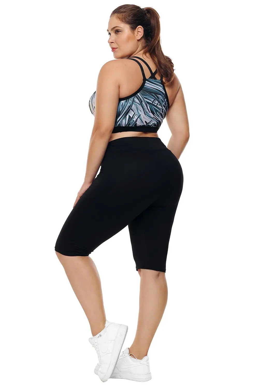 ladies leggings knee length(8)