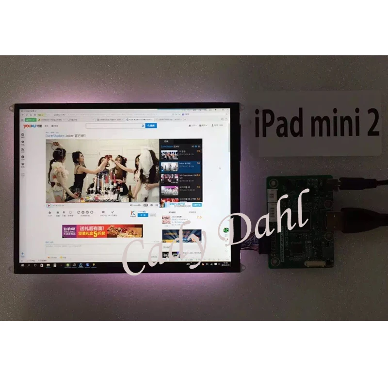 10 Pcs HDMI LVDS Controller Board for iPad mini 2 LP079QX1 SP0V 7.9