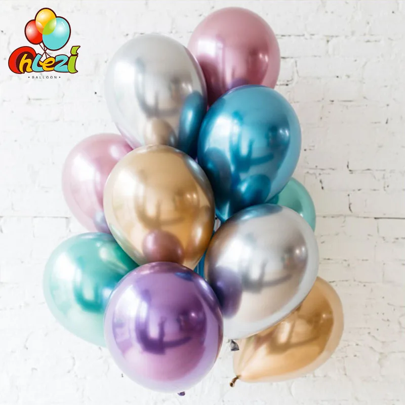 Silver /& Rose Gold Balloons Round Balloons 10/" Gold
