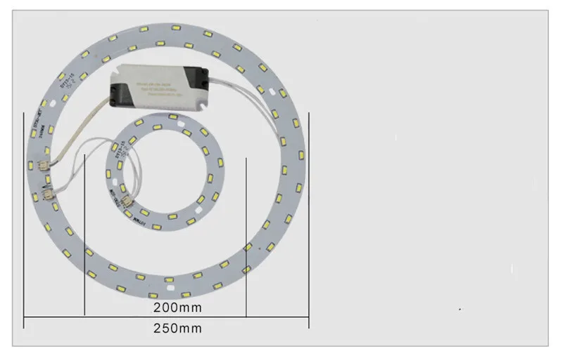 1X5 Вт 12 Вт 15 Вт 18 Вт 23 Вт светодиодный кольцевой панельный люстра с кругами ac220в-240 В SMD 5730 светодиодный круглый потолочный щит панель для круглых ламп