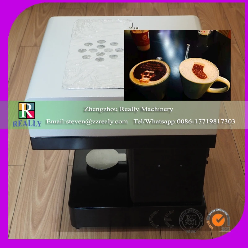 

2017 new mini size selfie coffee printer cookies printer
