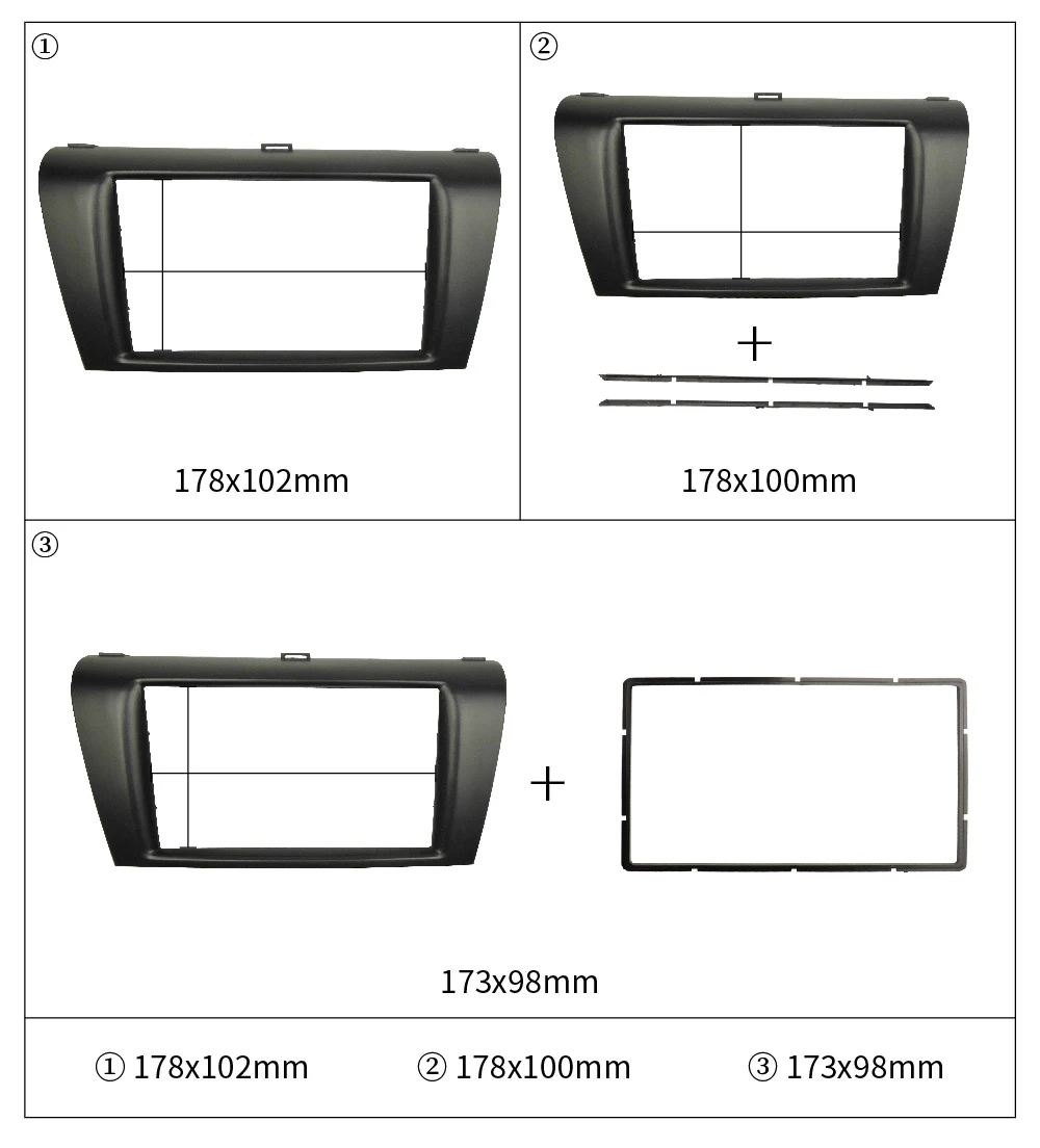 Двойной Din DVD стерео панель для MAZDA 3 04-08 Axela 06-08 переоборудование фасции с ISO жгута проводов отделка комплект