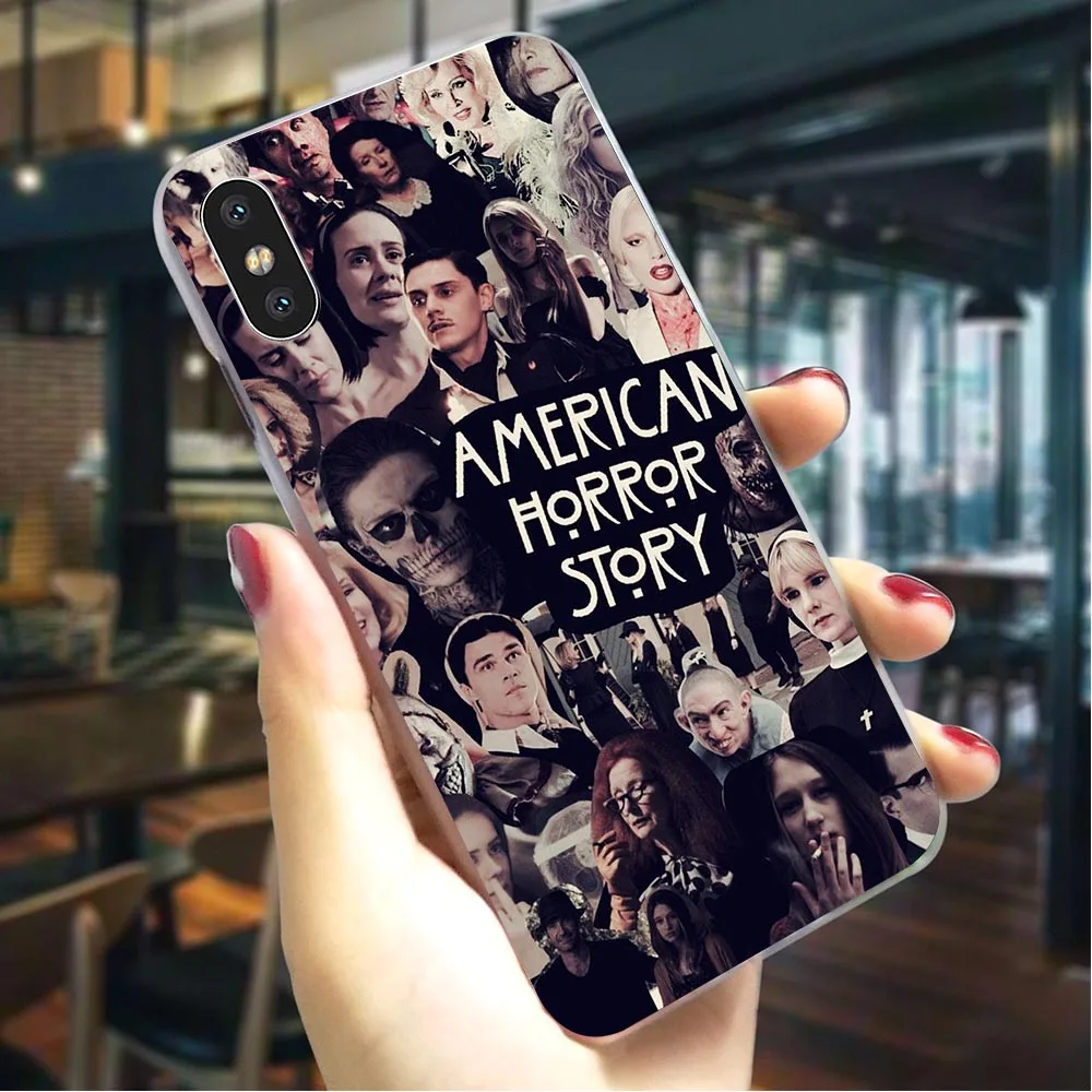 ТВ American Horror Story чехол для телефона чехол для iPhone 5S 5 SE 6 6S Plus/6 Plus/6 S Plus 7 8/7 8 плюс X XS XR Xs Max жесткий чехол с принтом - Цвет: K1021410