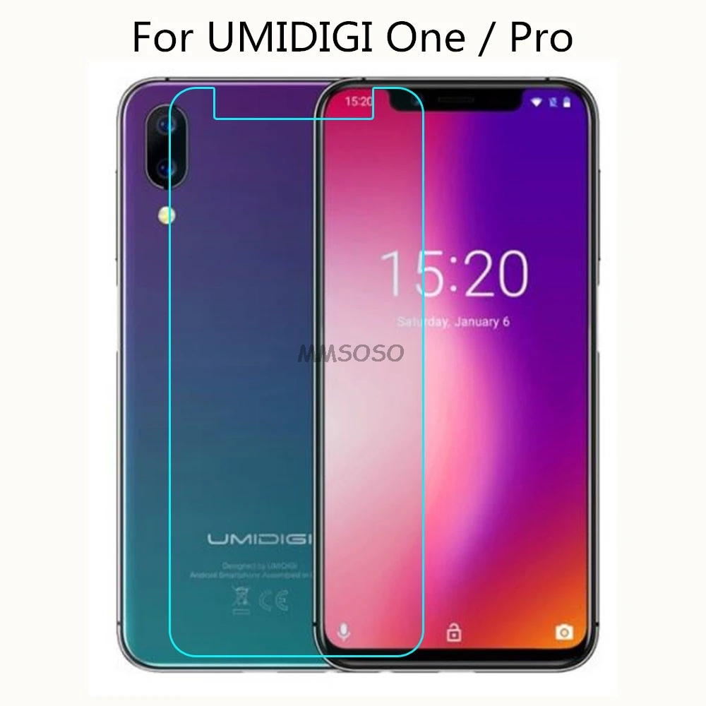 

2PCS 9H Premium Tempered Glass For Umi One Pro Glass Umidigi One Pro Screen Protector Umi One Pro