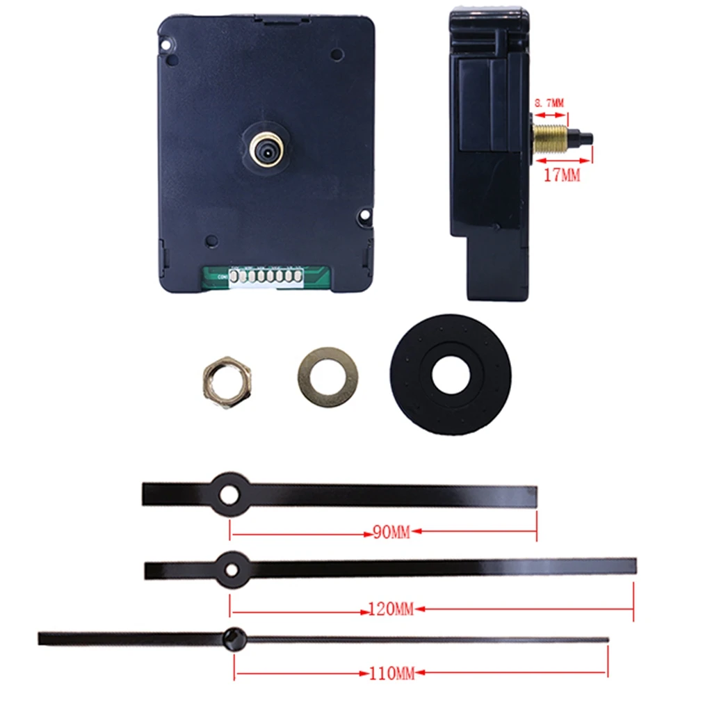 

HR1688 Axis Length 17mm Quartz Wall Hand Clock Movement Mechanism Module DIY
