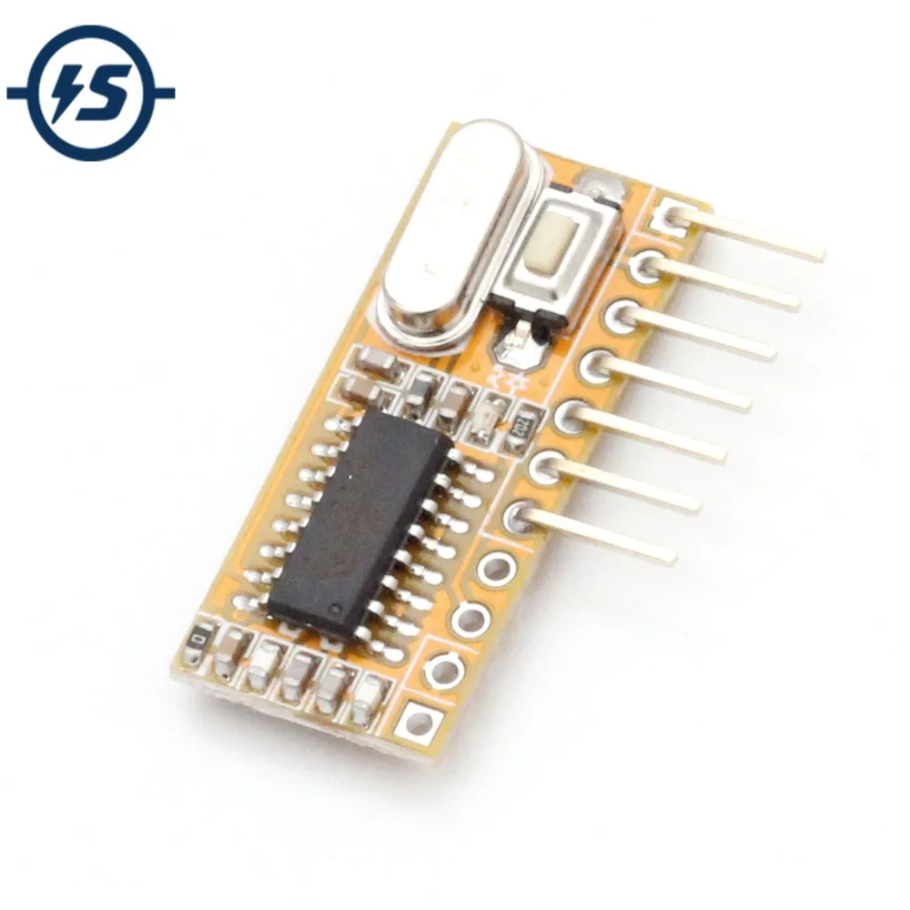 Супергетеродинный беспроводной приемник RXC6 433 МГц PT2262 постоянный код для Arduino/AVR