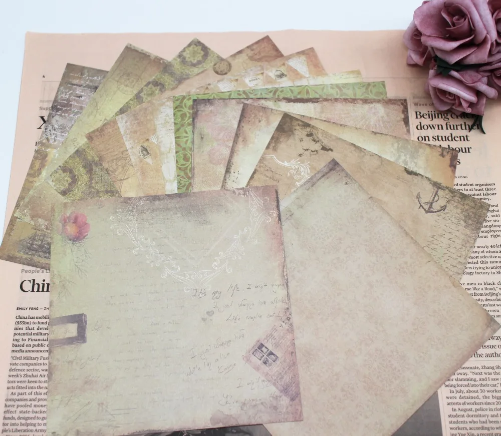 6 дюймов привлекательное время Скрапбукинг Pad бумага s оригами художественная бумага для фона для изготовления открыток DIY Скрапбукинг Бумага Ремесло Декор