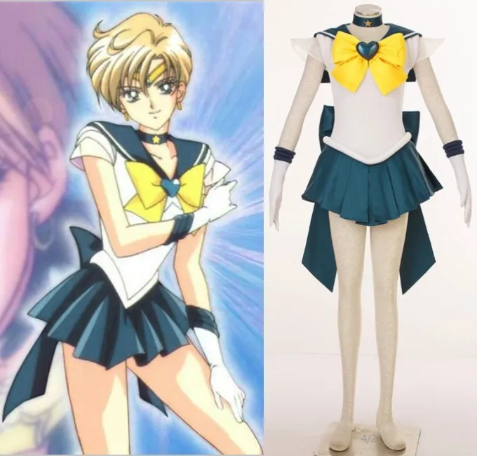 Персонажи Sailor Moon Косплей Tenoh Haruka Сейлор Уран костюмы для косплея| |
