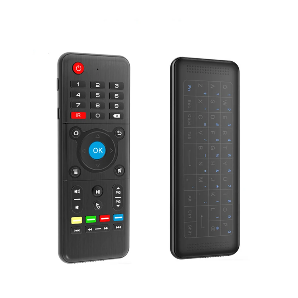 2 4g wireless air mouse ir learning back touchpad keyboard micro usb