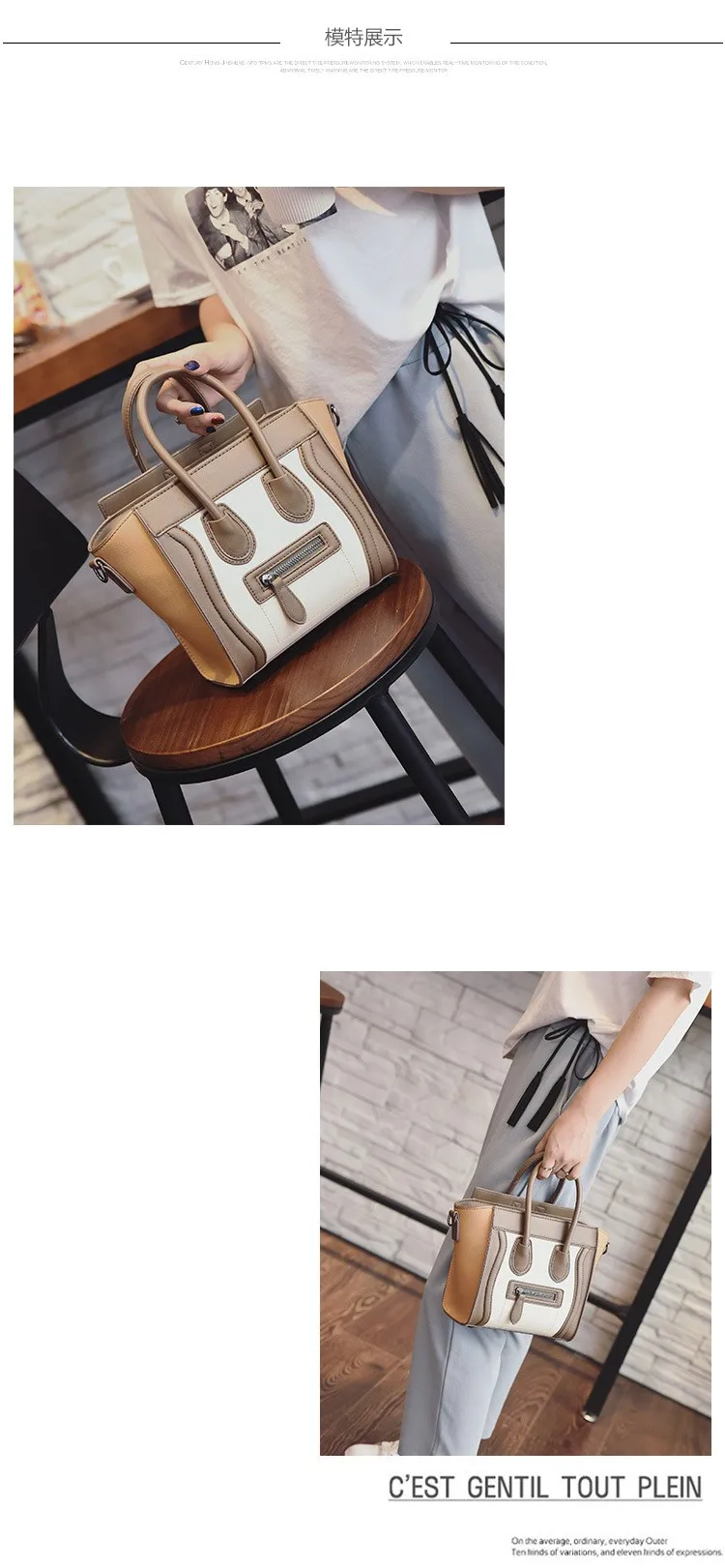 6 Handbags Summer Hit The New Color Wings Bag Oops Face Package European And American Fashion Trend Packet Casual Shoulder Bags