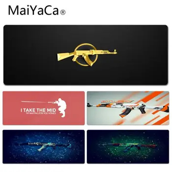 

MaiYaCa Custom Skin CS GO AK 47 DIY Design Pattern Game Lockedge mousepad Computer Mousepad Best Mats for Gamer Gift