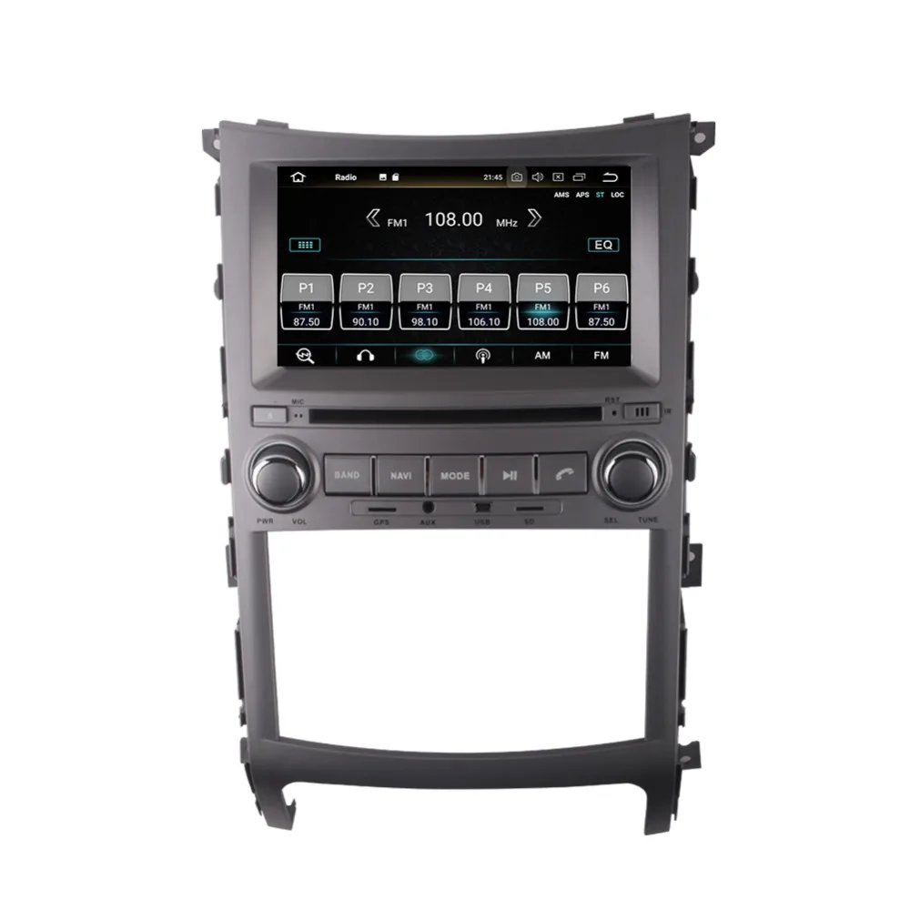 Cheap 7 Inch 4GB RAM Android 8.0 Octa Core Car DVD Player GPS Navigation For Hyundai Veracruz/IX55 2006- Auto Radio Stereo Multimedia 5