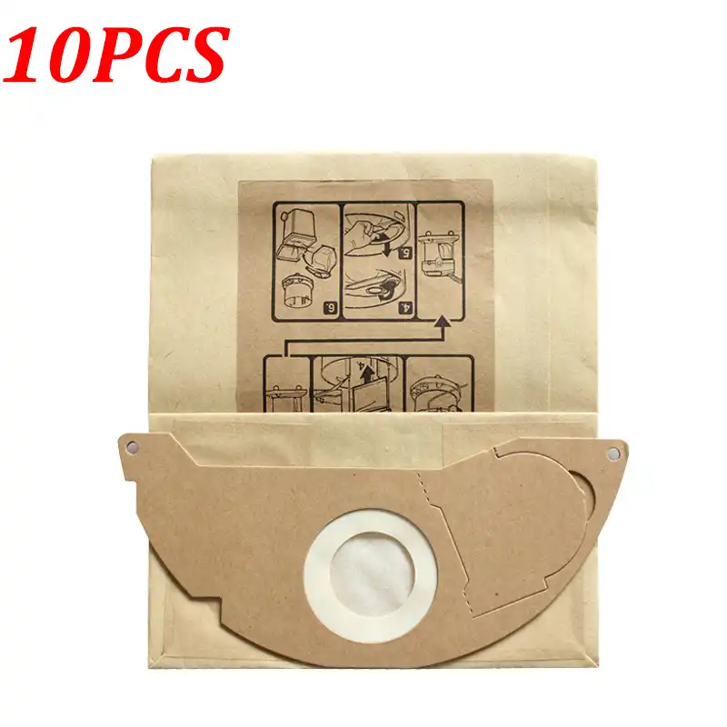 10x KARCHER K2501 Dust Bags Vacuum Cleaner