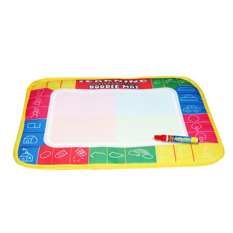 29x19cm 4 Color Mini Water Drawing Mat Aquadoodle Mat 1 Magic Pen