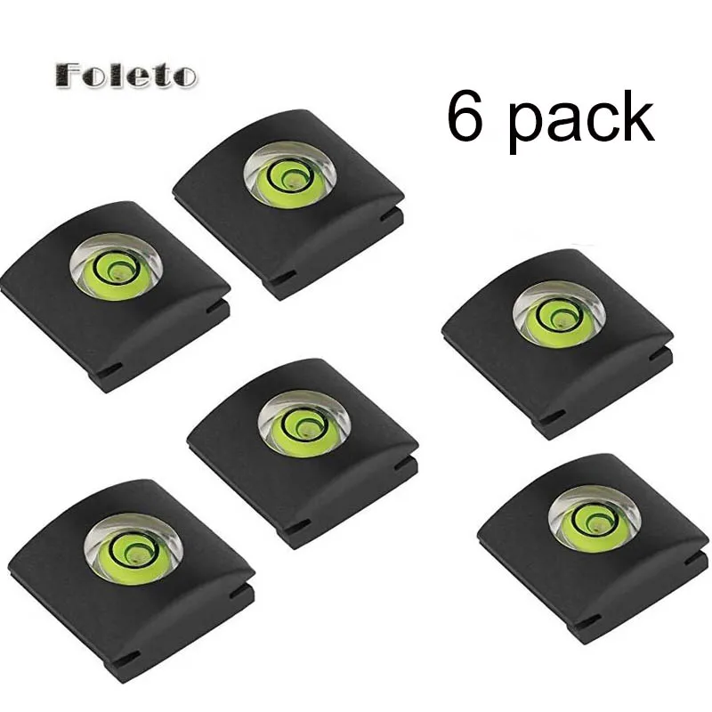 6 Pack Macchina Fotografica Hot Shoe Level Hot Shoe Copertura Hot Shoe Mount Protezioni Bolla Di Livello Misura Dslr Della Macchina Fotografica Per Ca