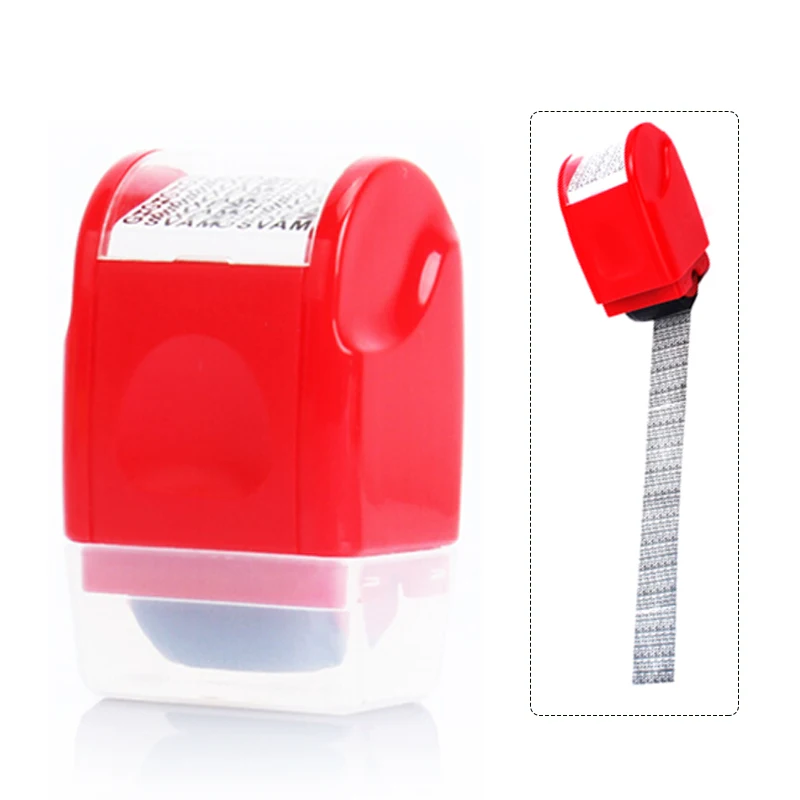 

2 Sizes Creative Data Protection Roller Stamp Information Coverage Data Protection Roller Identity Privacy Protector Stamp