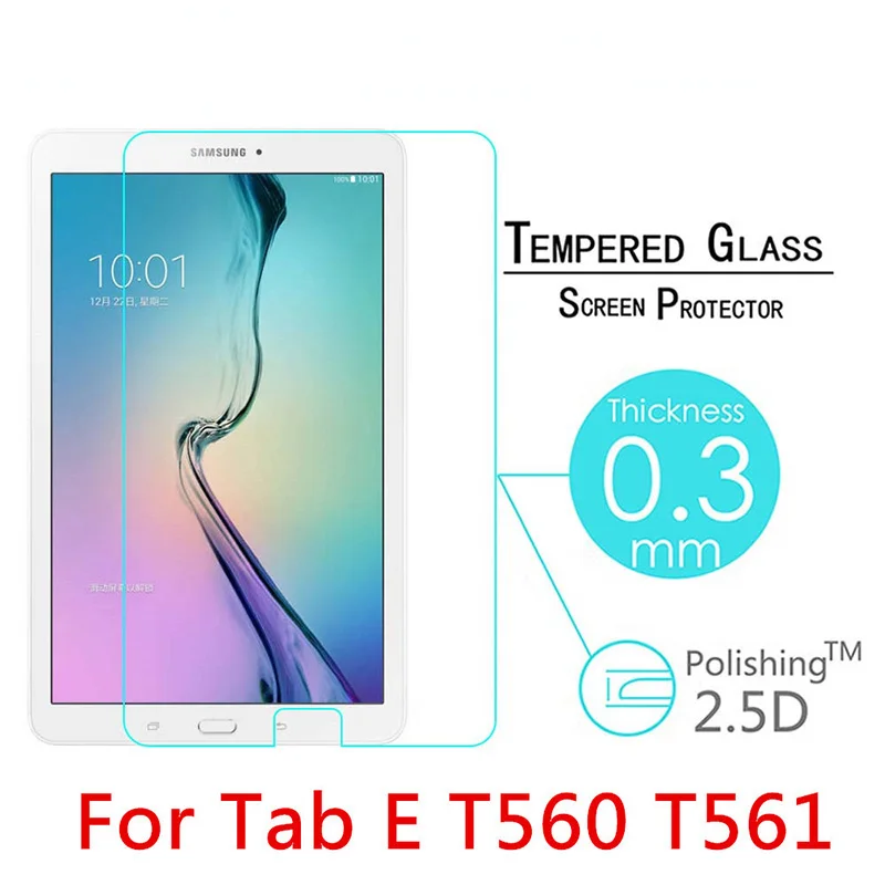 Закаленное стекло для Samsung Galaxy Tab E T560 T561 9 6 &quotЗащитная пленка экрана прозрачная