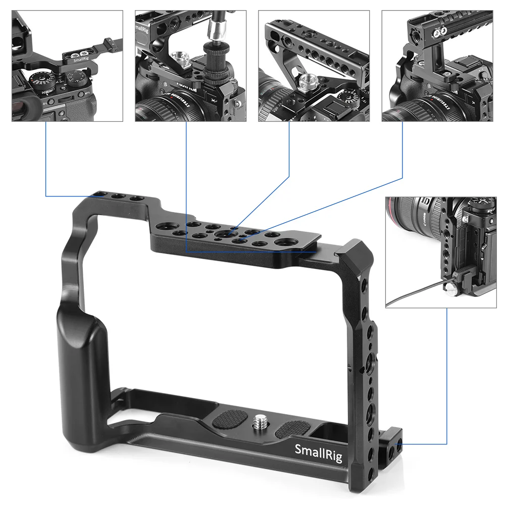 SmallRig X-T3 алюминиевый сплав камера видеокамера клетка для Fujifilm X-T3 камера клетка стабилизатор установка защитный чехол Крышка-2228