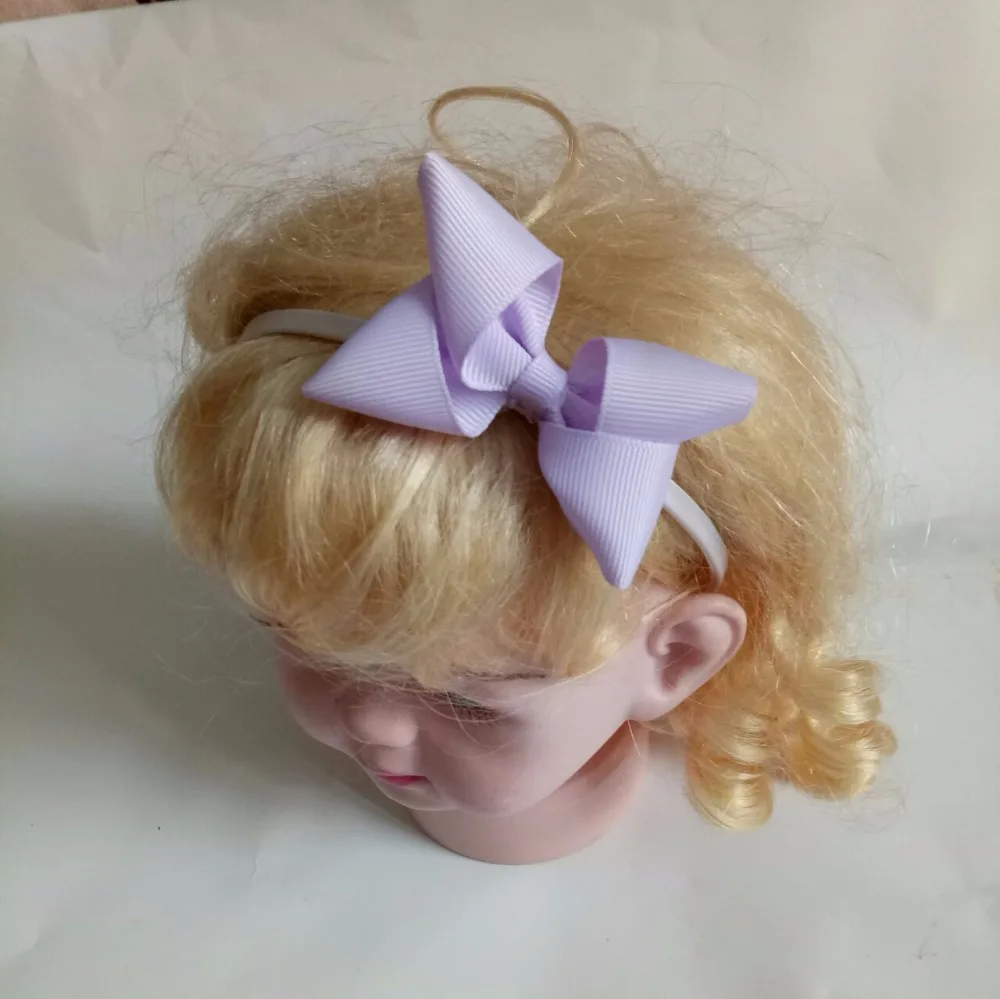 

Bow flower ribbon Headband Children Headwear Pearl Infant Toddler Girls hairbands Kids Hair Bands Accessories