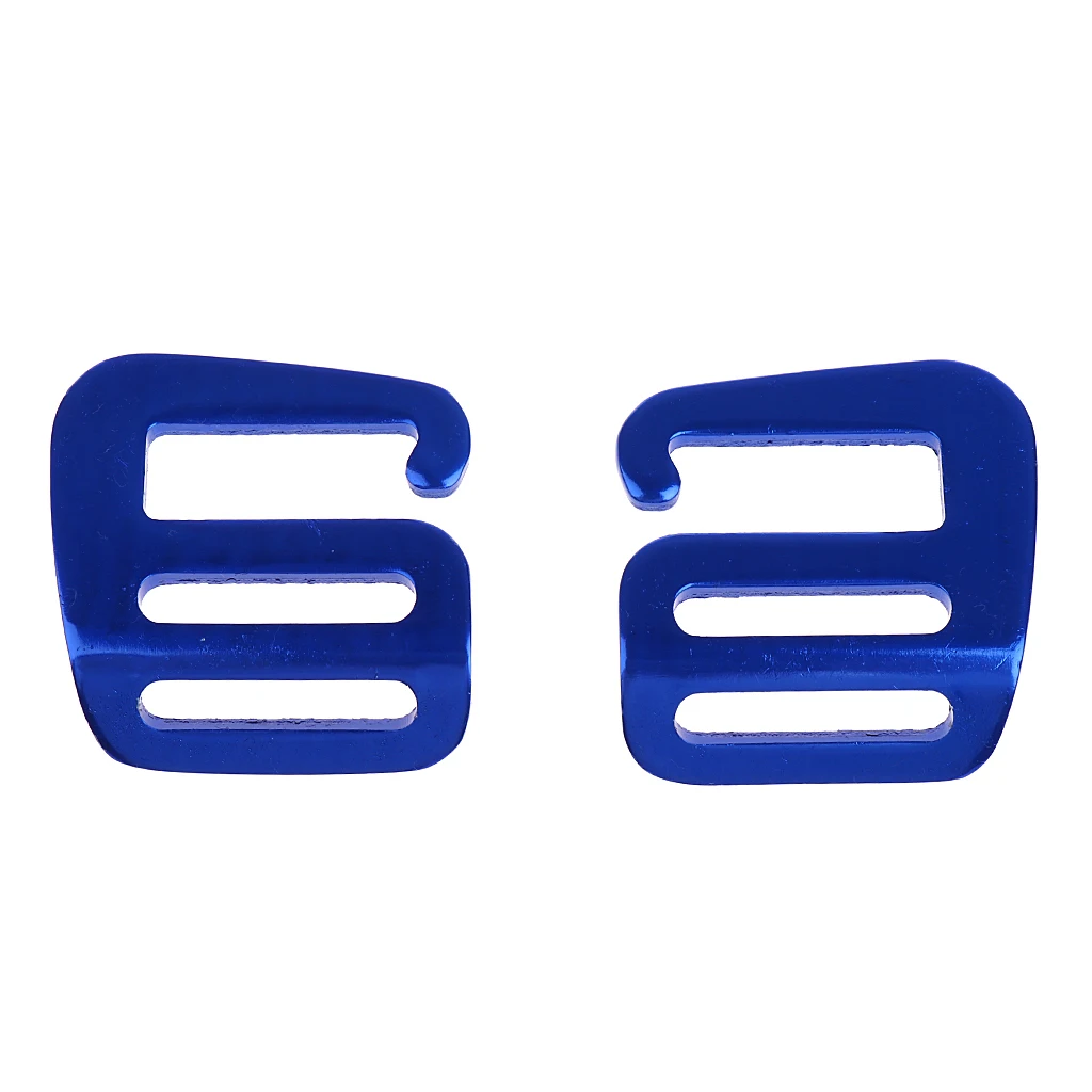 1 pair G Hook Outdoor Webbing Buckle For Backpack Strap 25mm Quick Release Belts Shoes Bags Fasteners D Ring Accessories