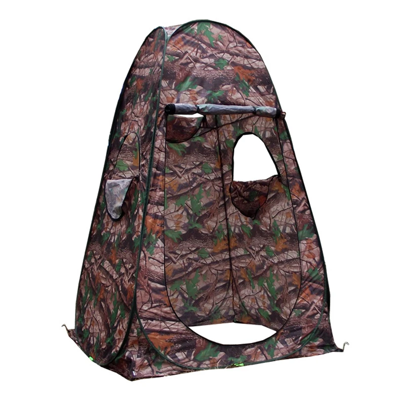 

Single hide!Portable Privacy Shower Toilet Camping Pop Up Tent Army green camouflage photography tent