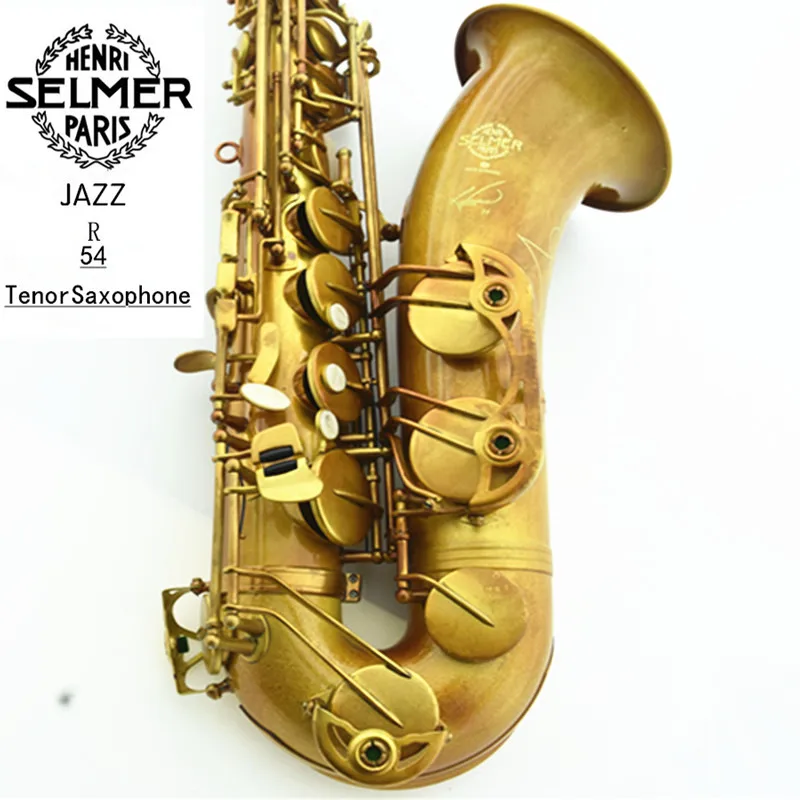 Оптовая продажа 2011 Mark VI SELM * R тенор саксофон Винтажный Золотой микрофон