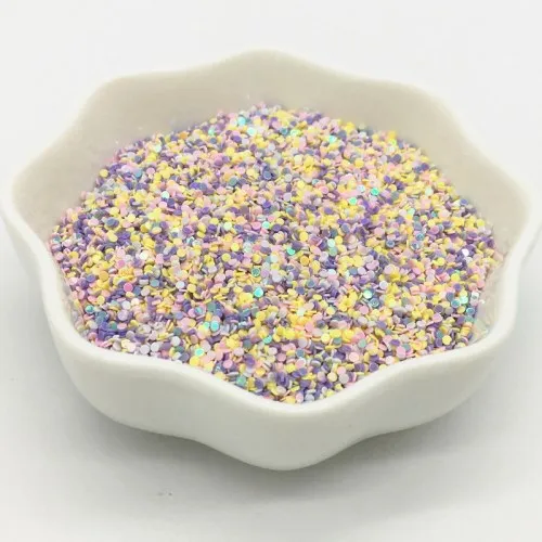 2mm Dot YEWHPUPK 10g в виде звезды луны сердца в горошек сливы Подвески ногтей стразами синий розового и фиолетового цветов желтый микс свободные блестки дизайн ногтей Свадебные украшения - Цвет: 2mm Dot YEWHPUPK