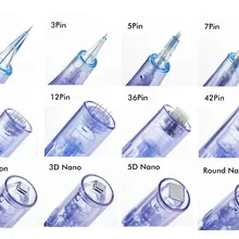МТС/пум микро иглы картридж Замена для Дерма ручка, 30 шт./лот, микро нано иглы головы татуировки иглы подходит для Dr. A6