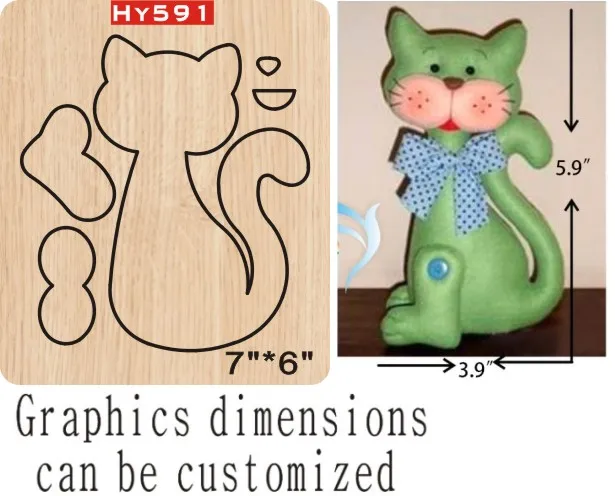 

Cat cutting dies 2019 die cut &wooden dies Suitable for common die cutting machines on the market