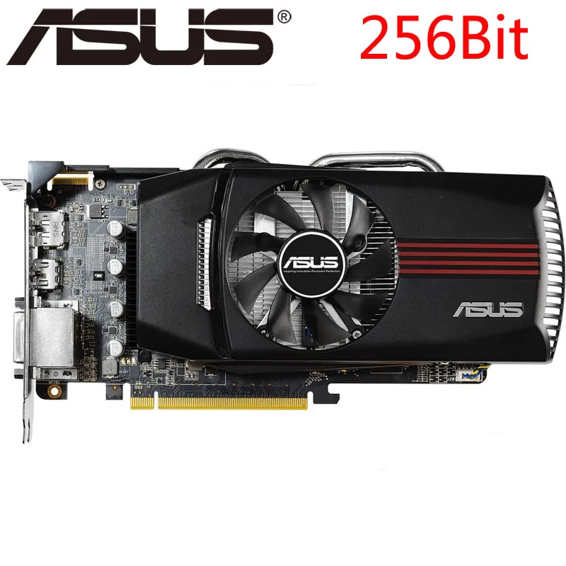 Видеокарта ASUS HD 7850 1 ГБ 750 бит GDDR5 графические карты для ATI Radeon HD7850 VGA б/у эквивалент